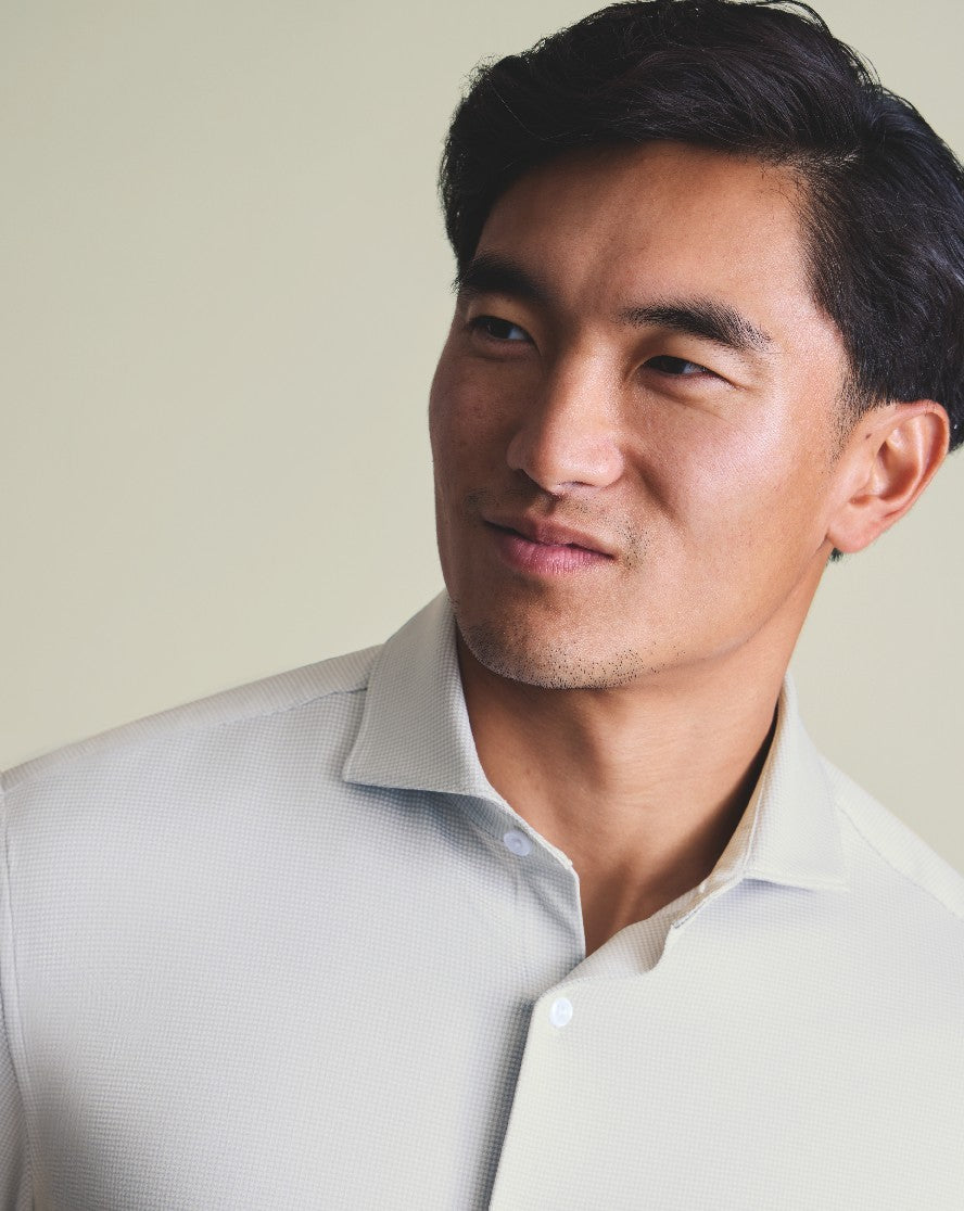 Silver Grey And White Performance Jersey Shirt