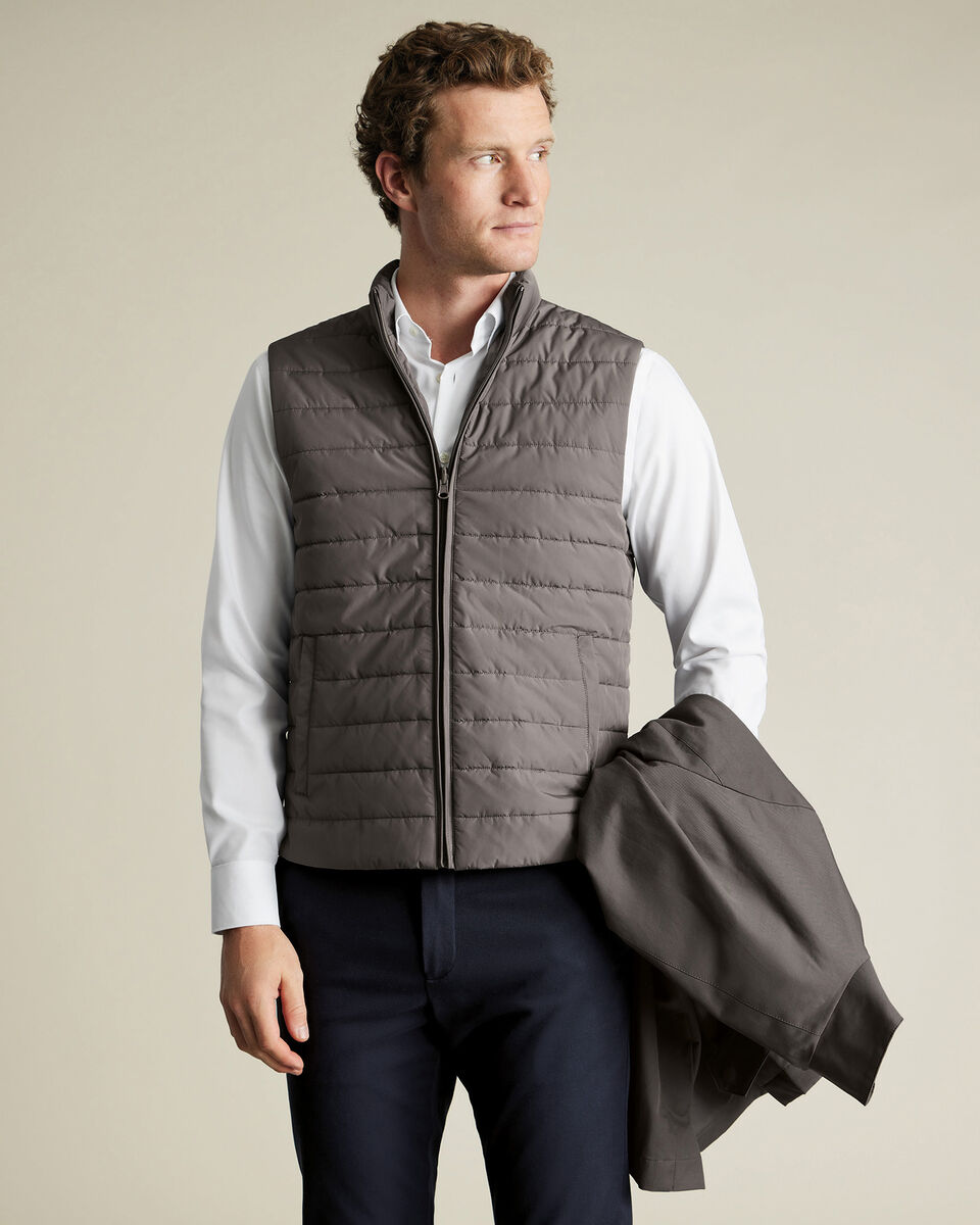 Mocha 3 In 1 Rain Mac With Detachable Gilet