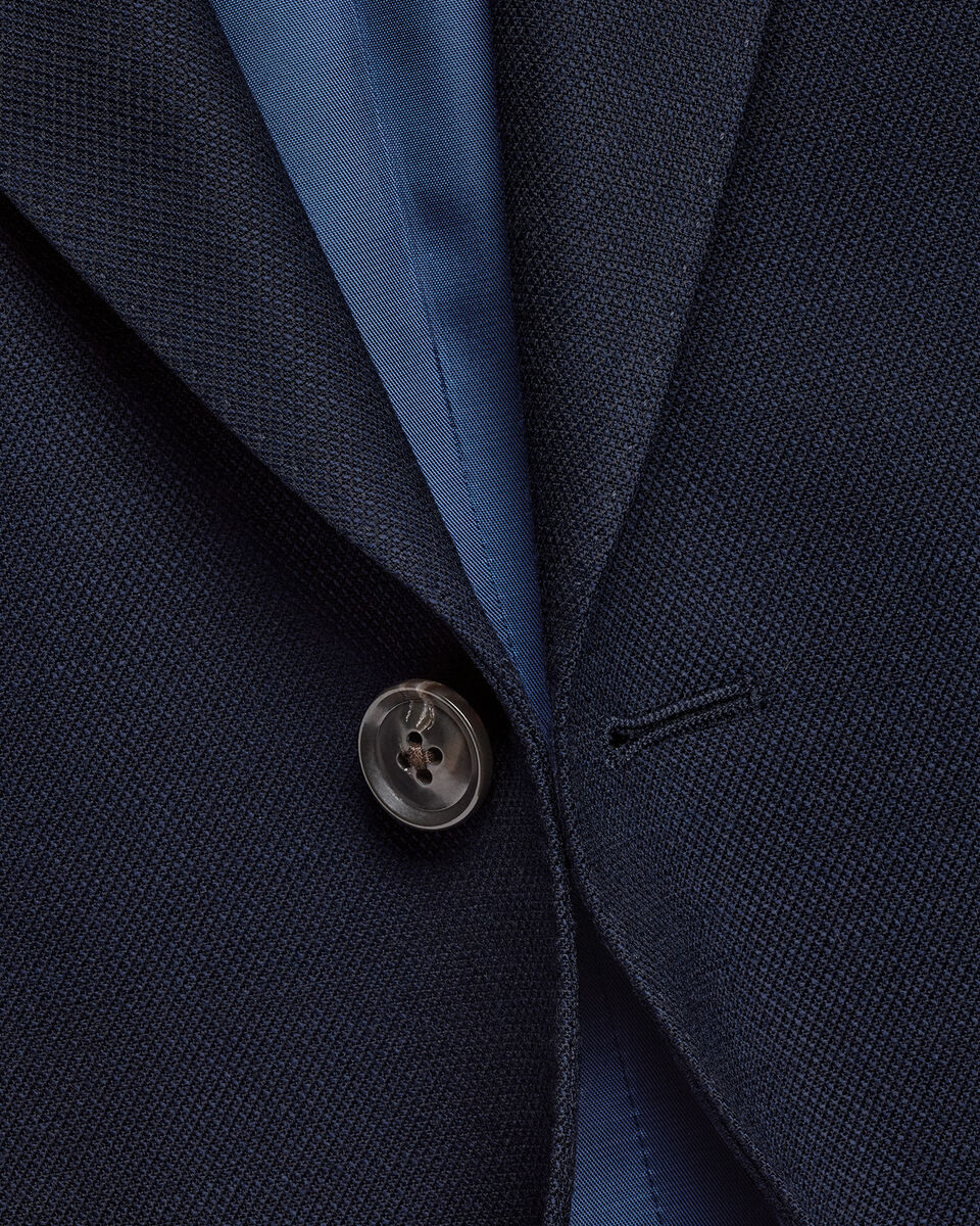 Navy Proper Blazer Slim Fit Jacket