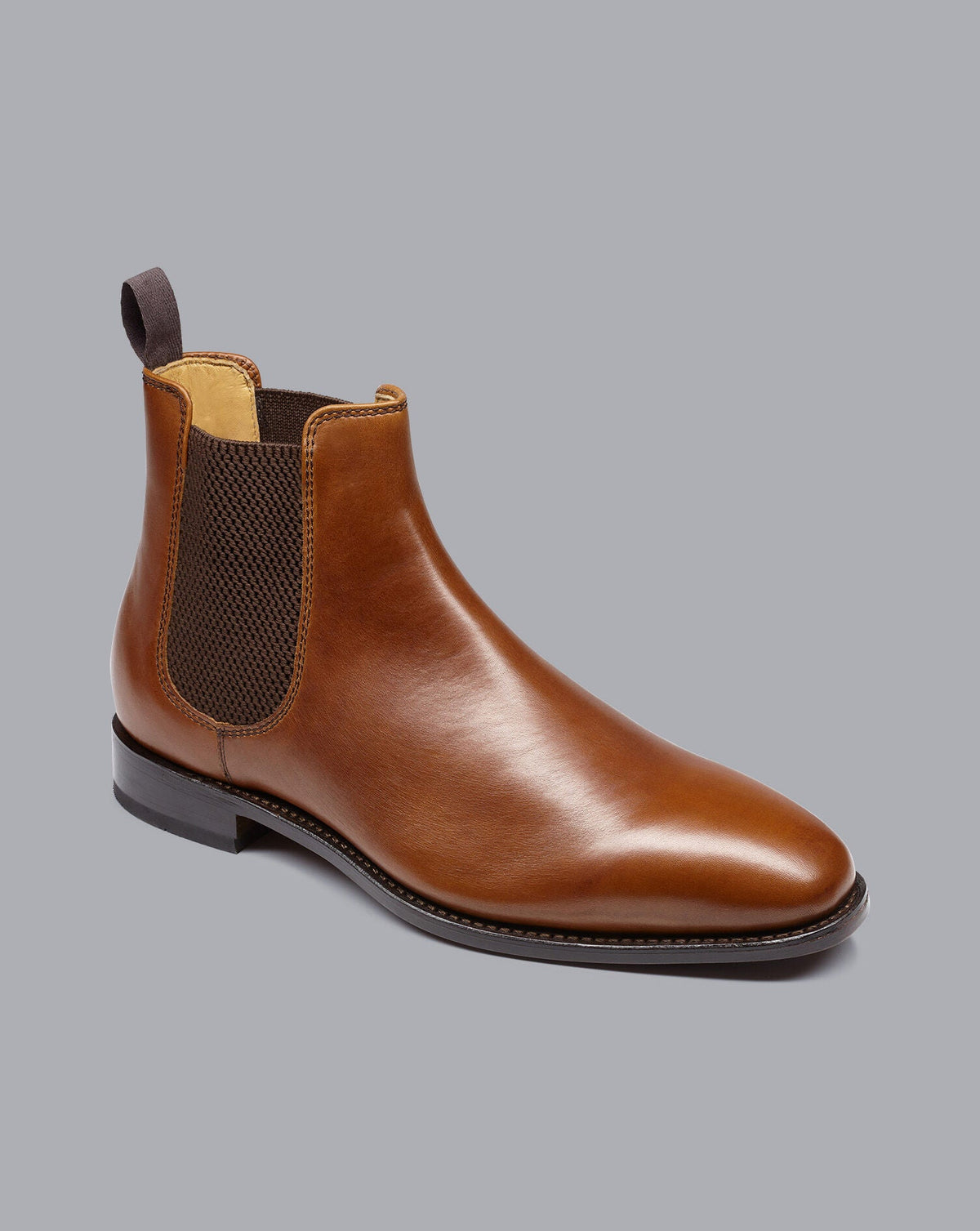 Tan Leather Chelsea Boot