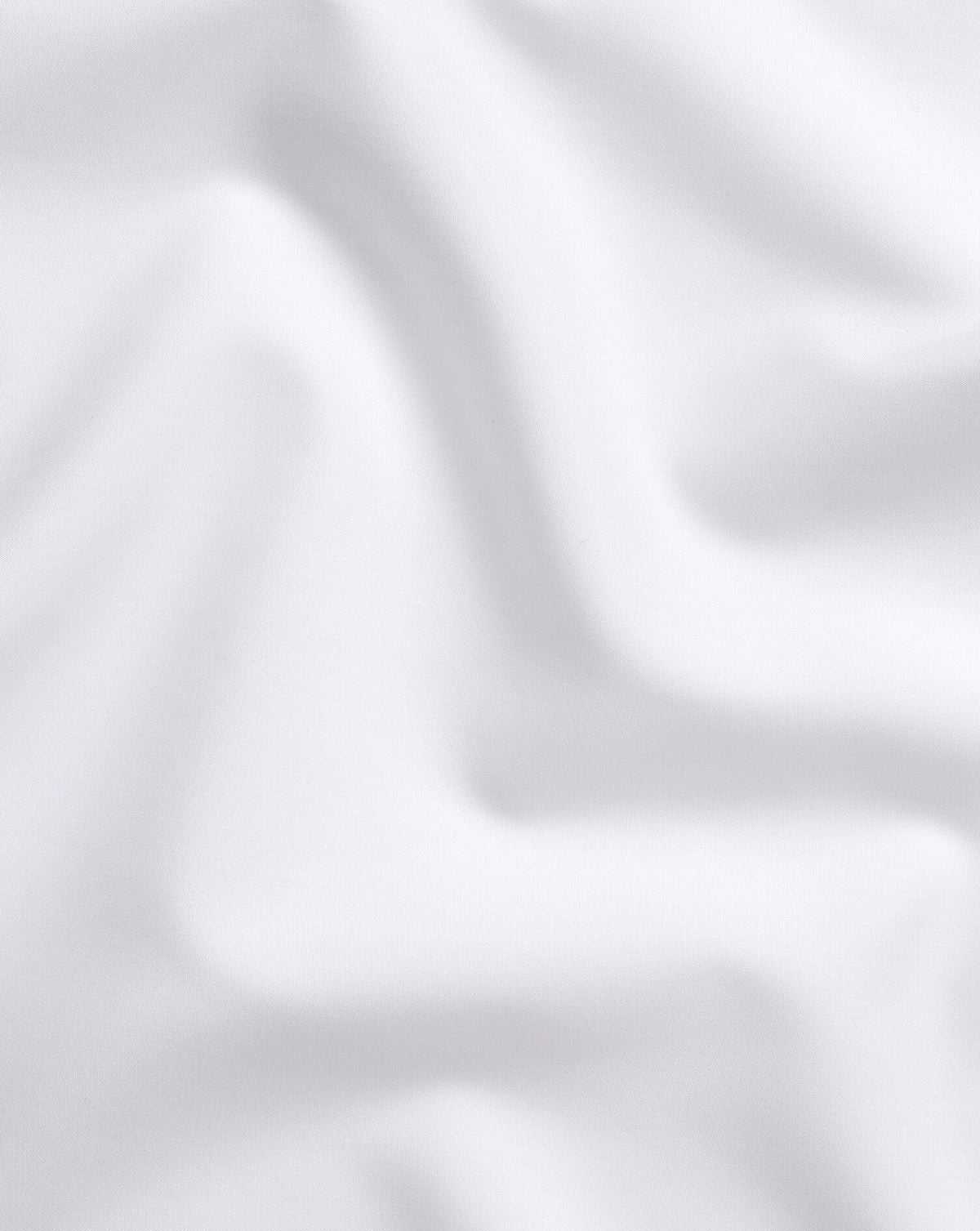 White Cotton Pocket Square