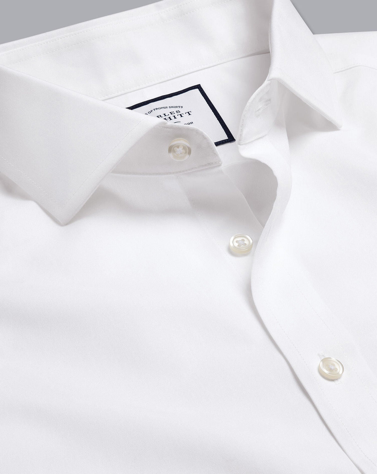 White Non Iron Poplin Cutaway Classic Fit