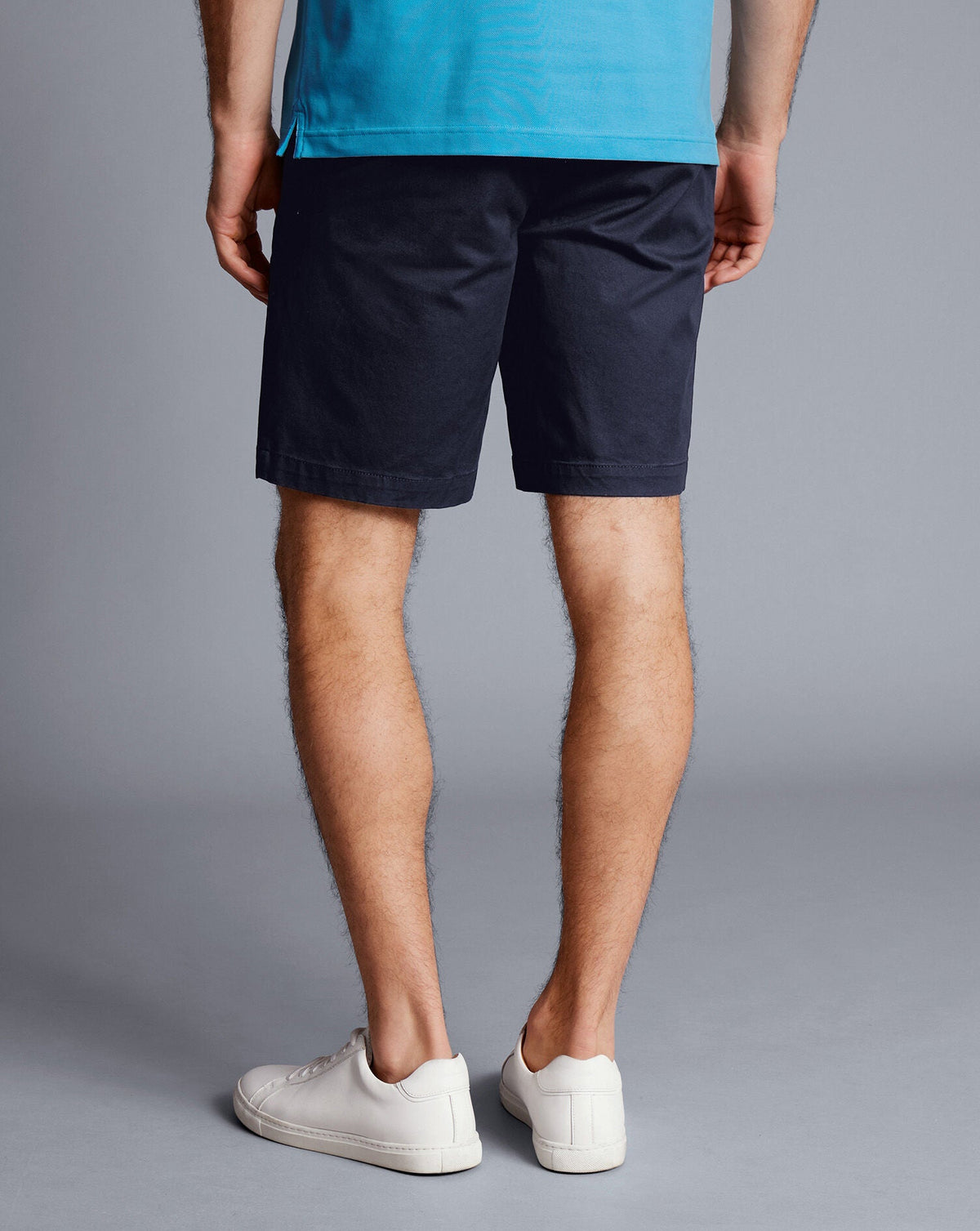 Navy Cotton Short