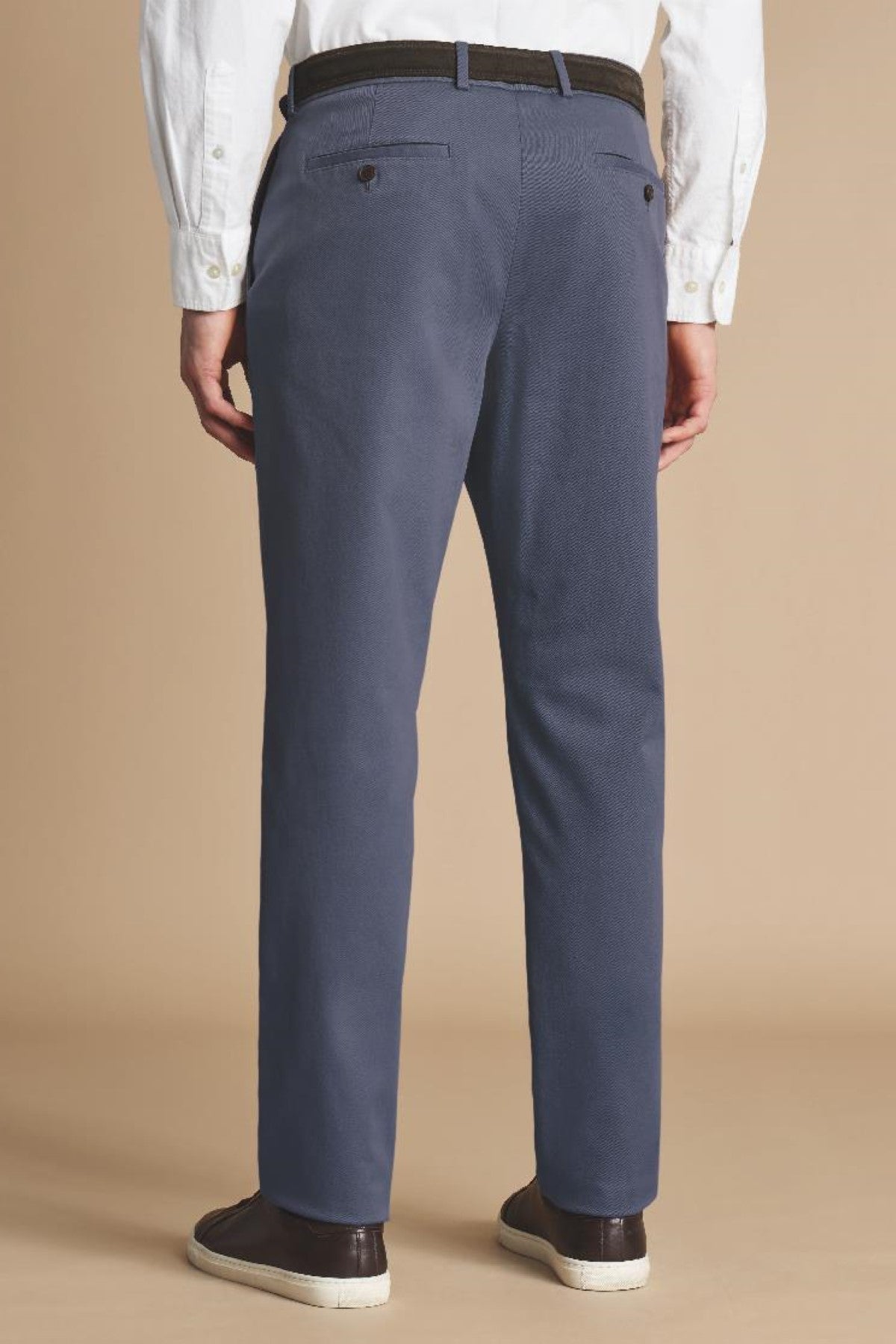Steel Blue Slim Fit Ultimate Non-Iron Chino