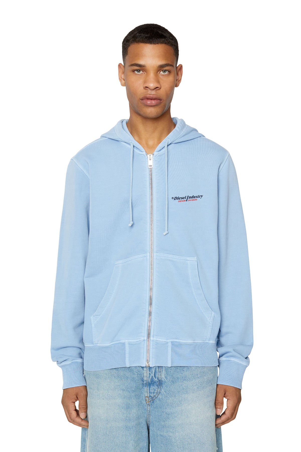 Unisex S-GINN-HOOD-ZIP-IND SWEAT-SHIRT A03745-0AJIH-8DH