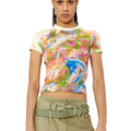 Ladies T-SKINZY-G1 MAGLIETTA A09135-0BKAC-38HA