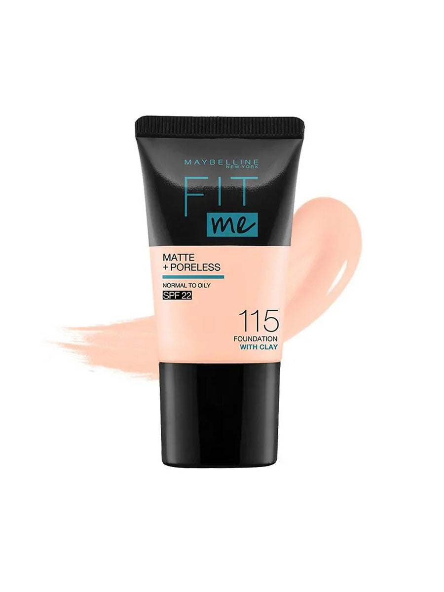 Maybelline Fit Me Foundation Matte Poreless Tube 115 1710
