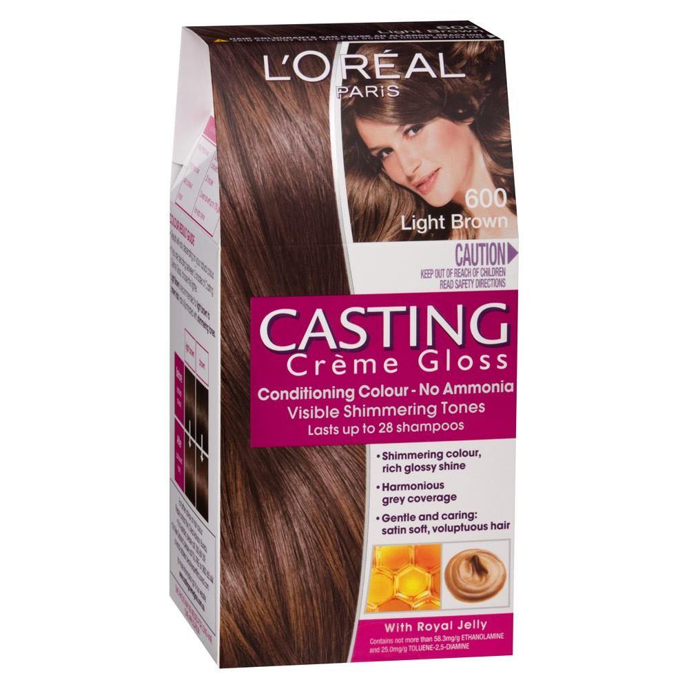 Loreal Hair Color Casting Creme Gloss  # 600 (Light Brown) 