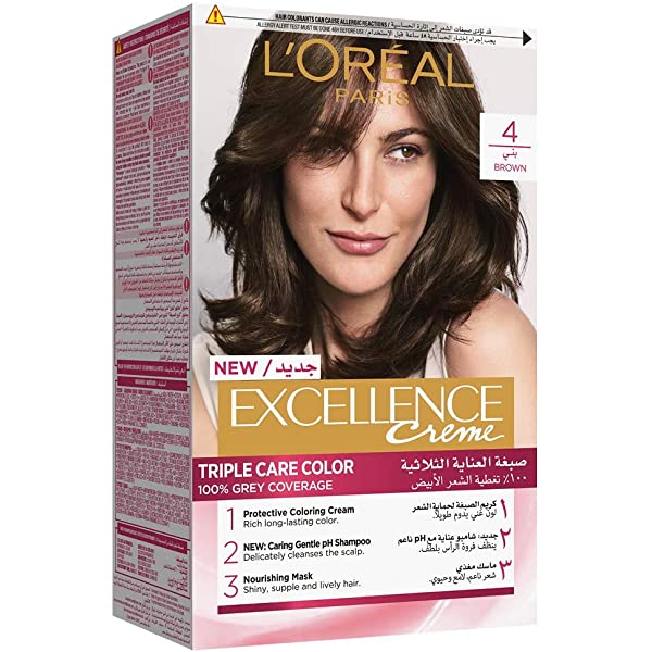 Loreal Hair Color Excellence Creme No. 4 (Chatain)