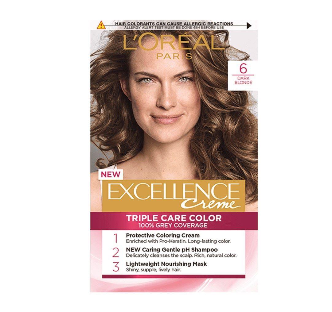 Loreal Haircolor Excellence Creme  #  6 (Dark Blonde) 91-1135 