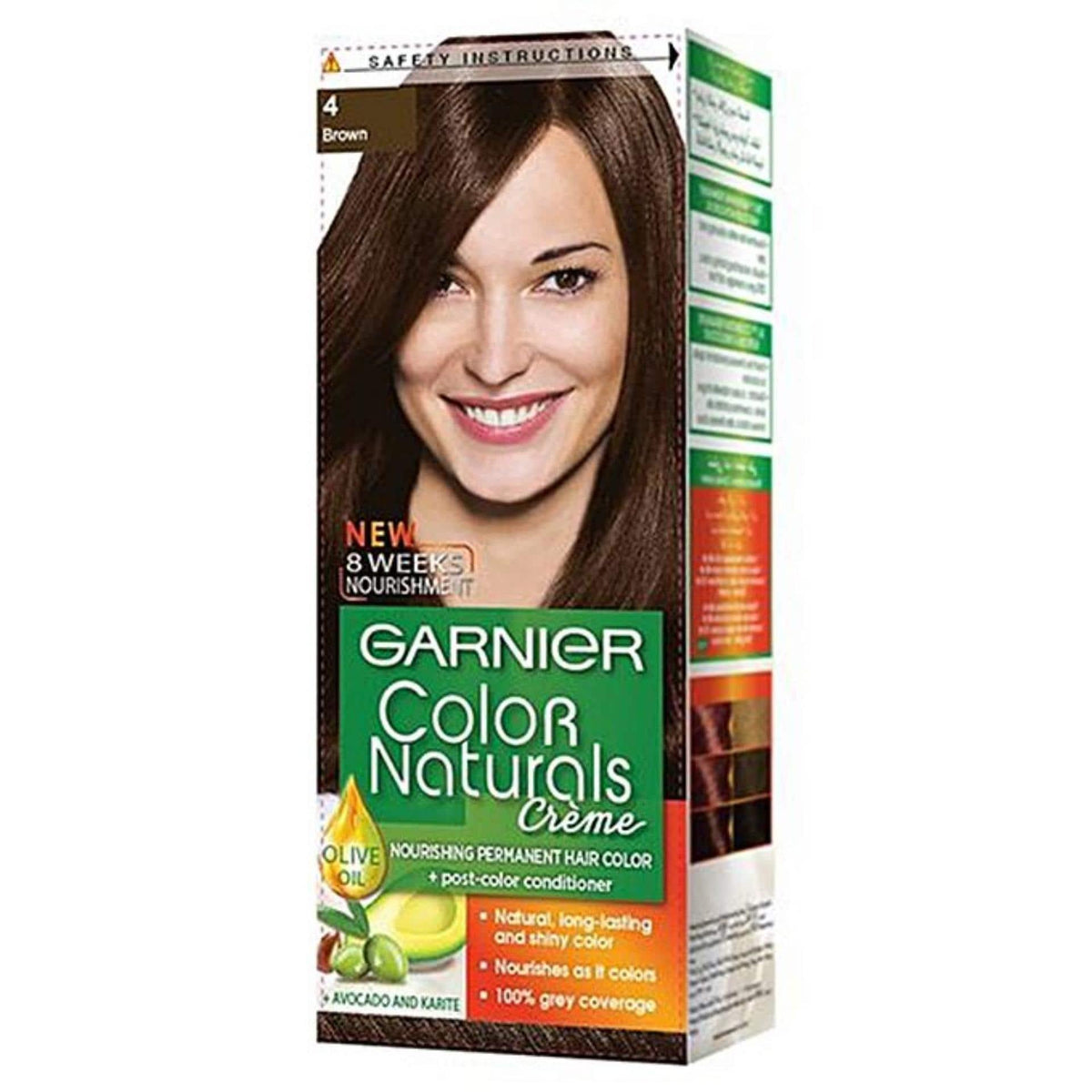 Garnier Color Natural Hair Color No.4 Brown 