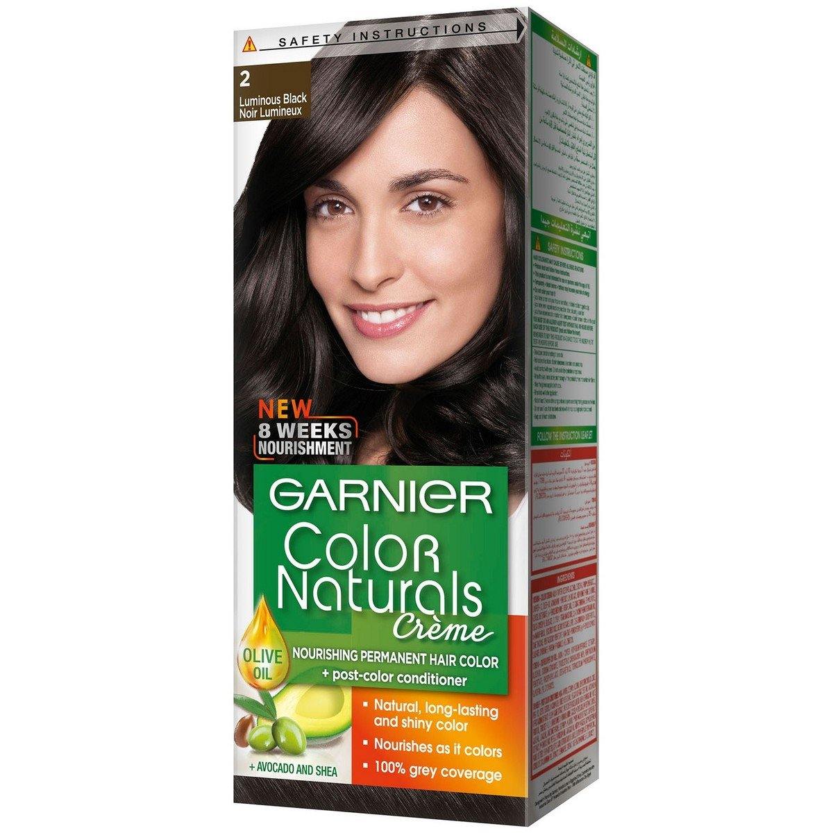 Garnier Hair Color Naturals  # 2 Luminous Black 