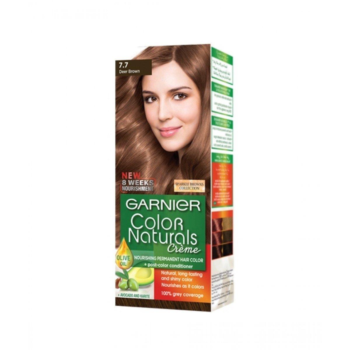 Garnier Hair Color Natural 7.7 Deer Brown 