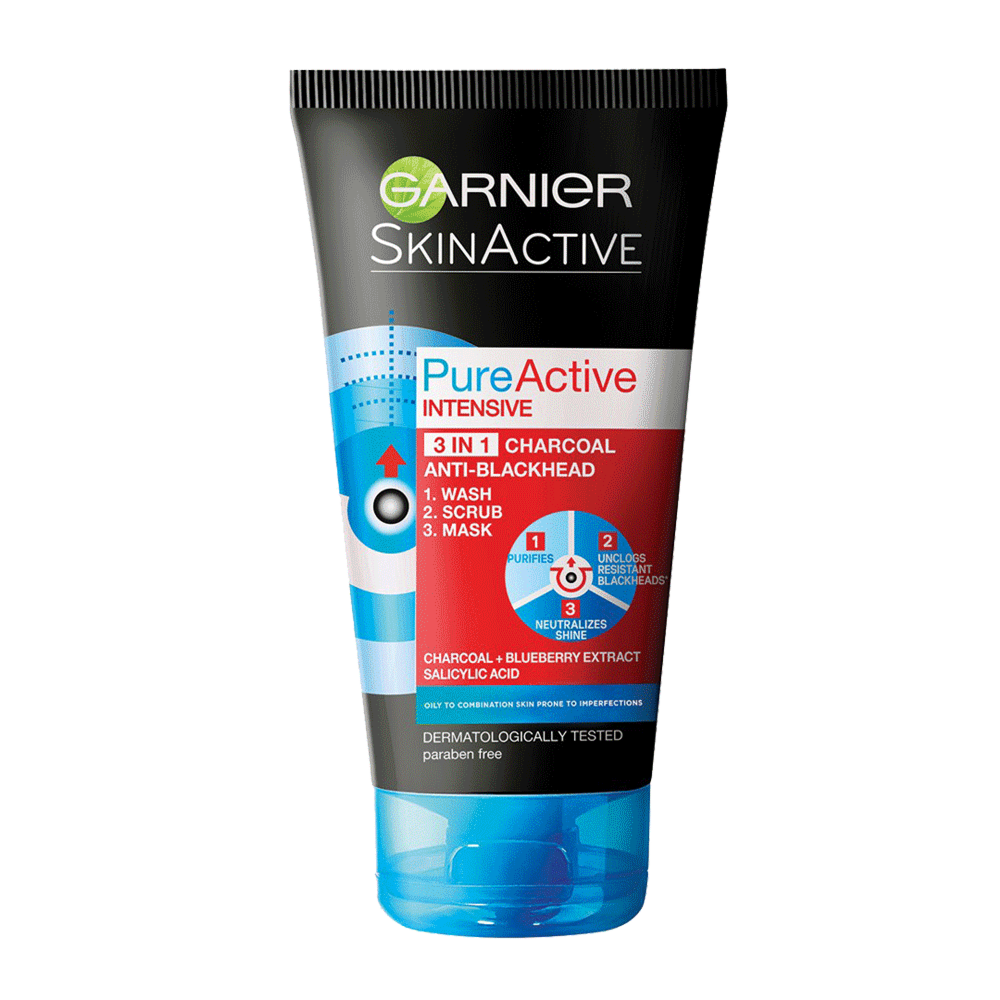 Garnier Skin Active Pure Active 3 In 1 100ml