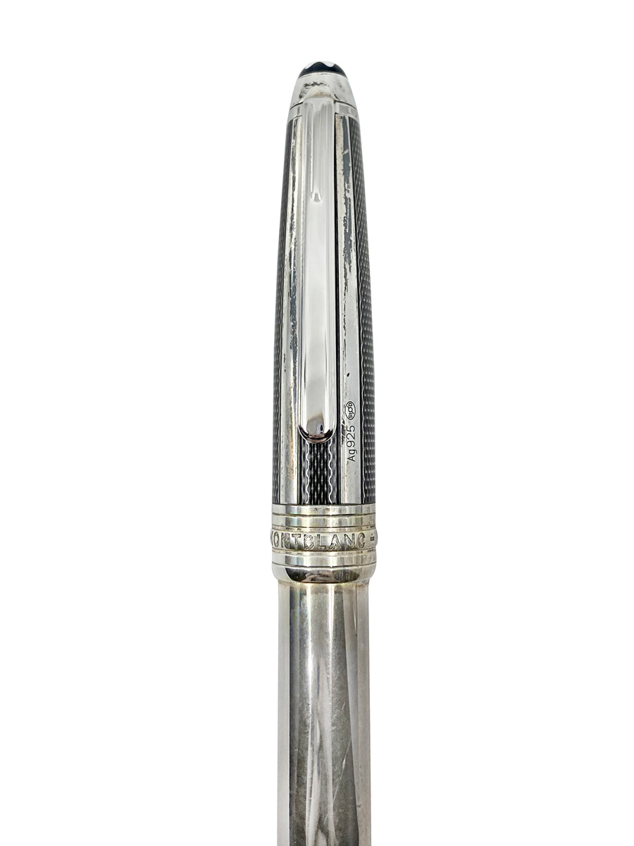 MB  Pen Carbon Silver Ball Pen