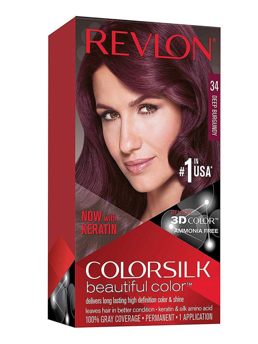 Revlon Hair Color Silk No. 34 Deep Burgundy