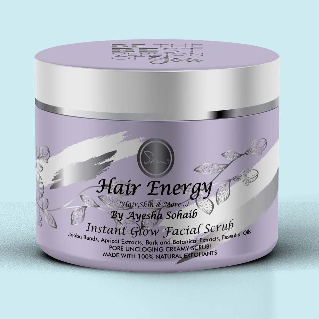 Hair Energy Instant Glow Facial Scrub 150gm