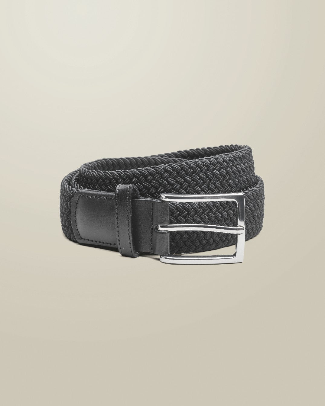 Black Stretch Casual Belt