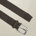 Chocolate Brown Stretch Casual Belt