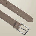 Taupe Suede Made In England Belt