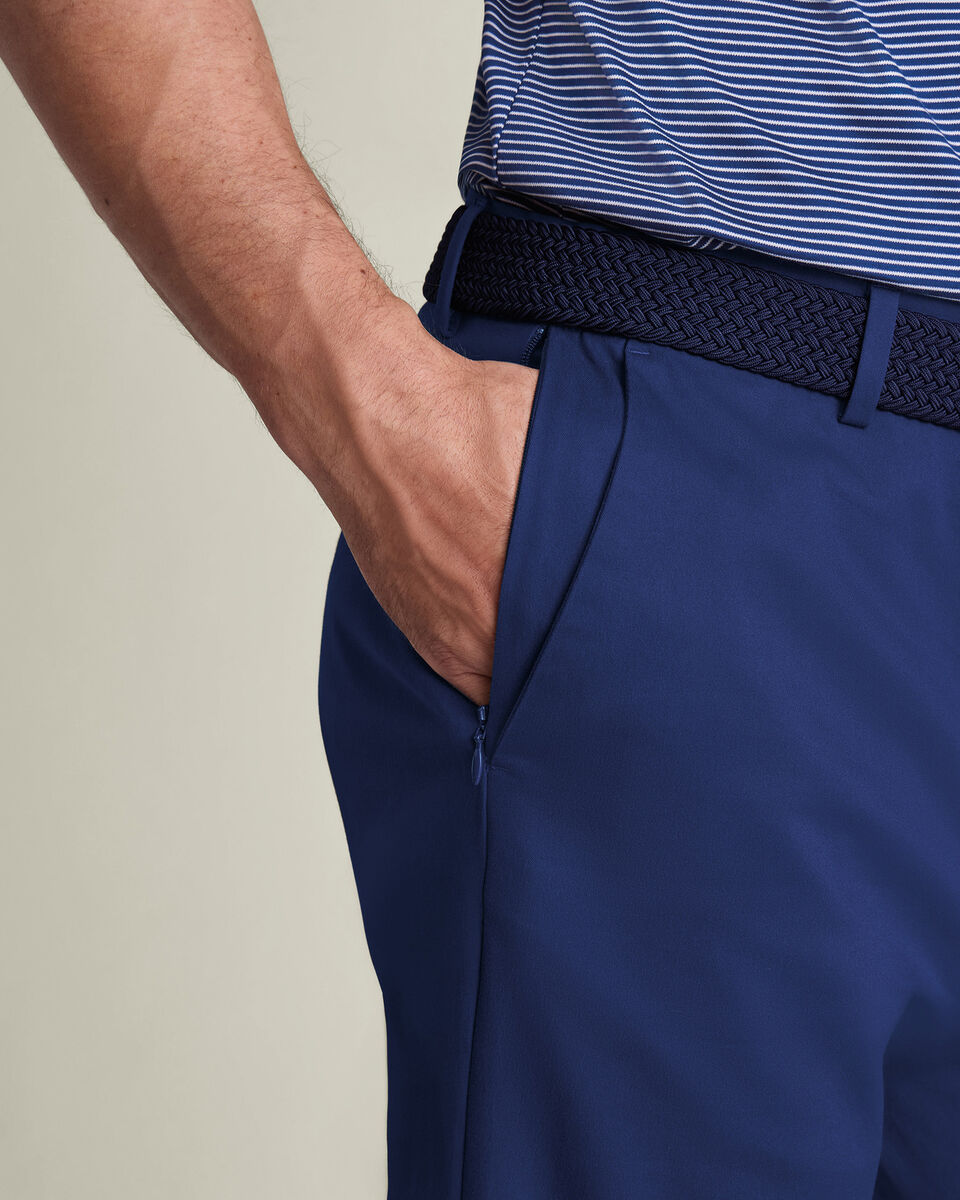 Royal Blue Performance Slim Fit Chinos