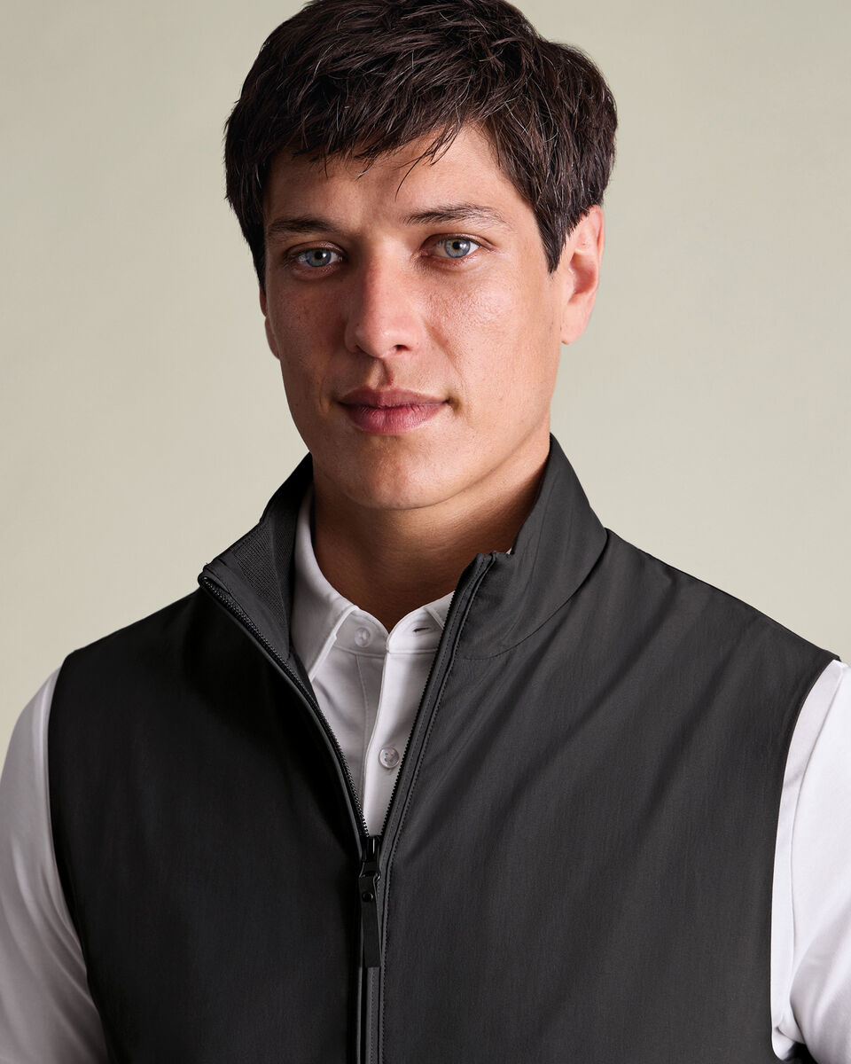 Charcoal Grey Performance Shell Gilet