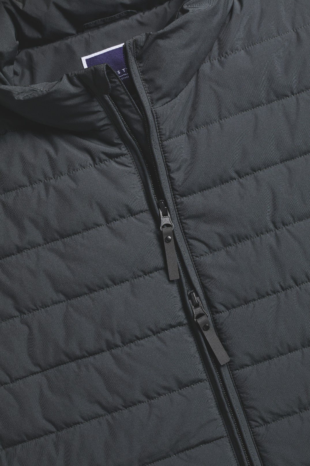 Black Quilted Gilet