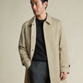 Stone Showerproof Cotton Raincoat
