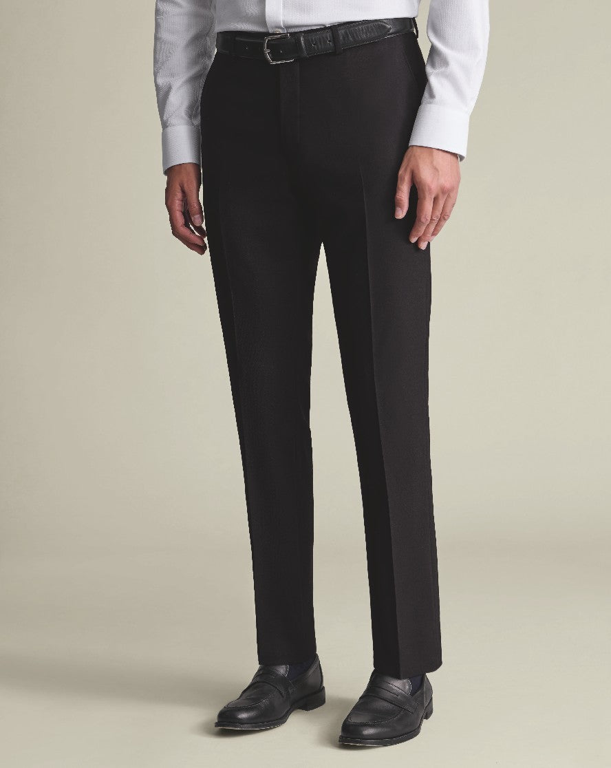 Black Slim Fit Ultimate Performance Suit Trousers