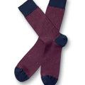 Dark Pink Spot Socks
