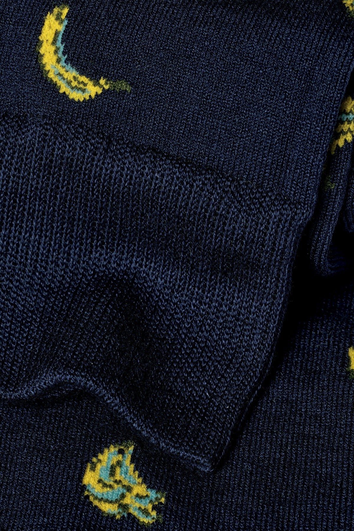 Navy Banana Novelty Socks