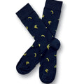 Navy Banana Novelty Socks