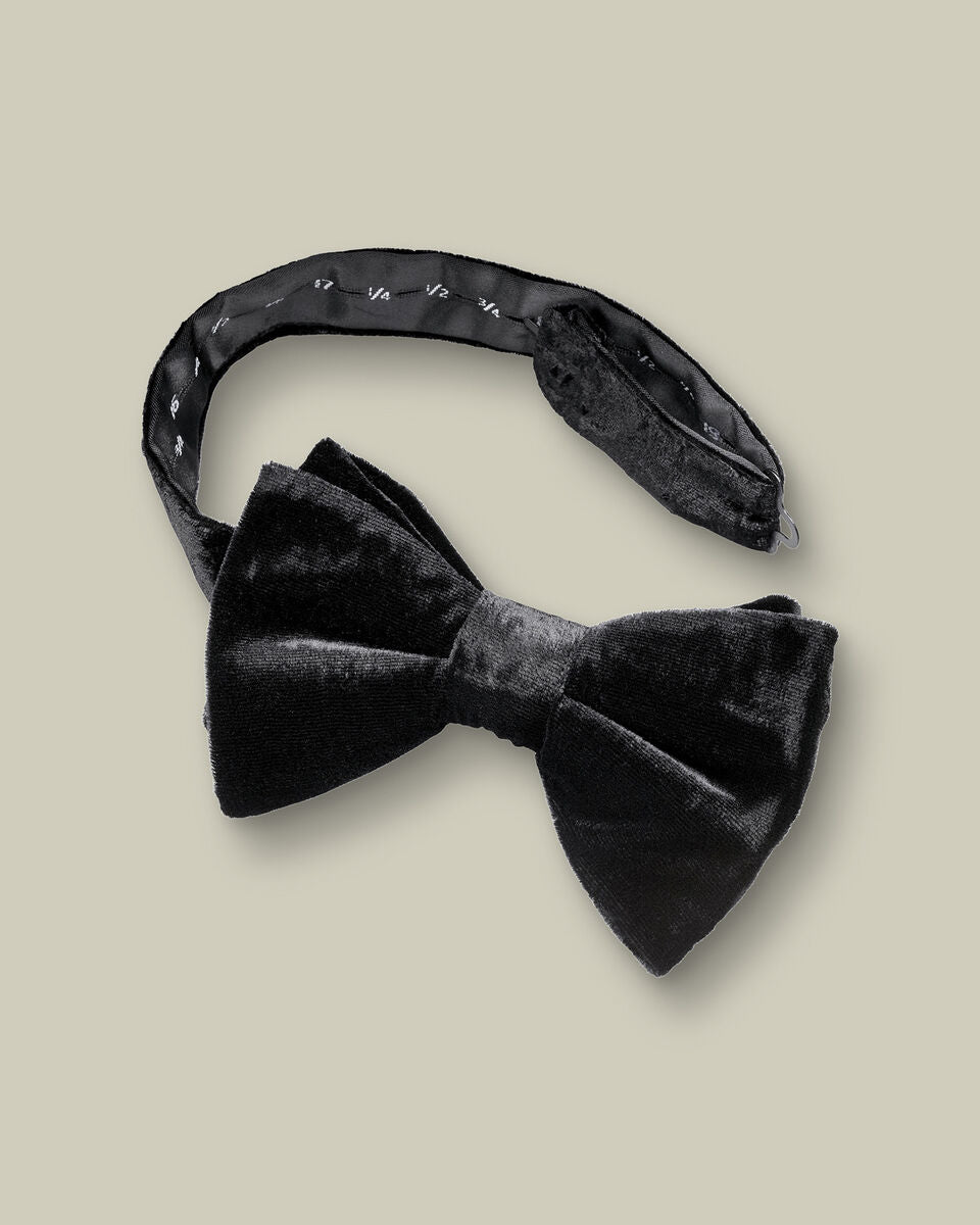 Black Velvet Bow Tie