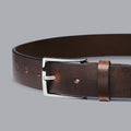Chocolate Brown Leather Made In England Chino Belt