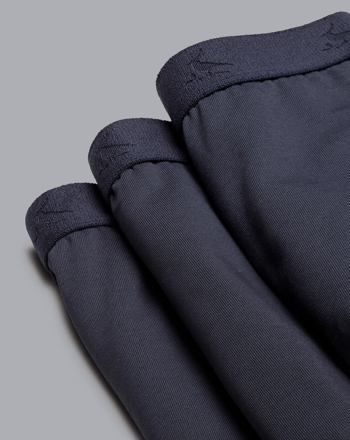 French Blue 3 Pack Cotton Stretch Jersey Trunks