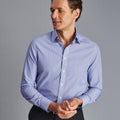 Royal Blue Non Iron Bengal Stripe Slim Fit