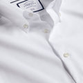 White Non-Iron Button-Down Oxford Slim Fit Shirt