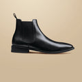 Black Leather Chelsea Boot