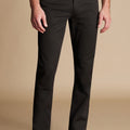 Black Twill Slim Fit 5 Pocket Jeans