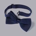 Navy Classic Knitted Ready-Tied Bow Tie