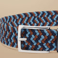 Navy Multi Stretch Casual Belt