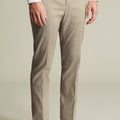 Limestone Slim Fit Smart Texture Trousers